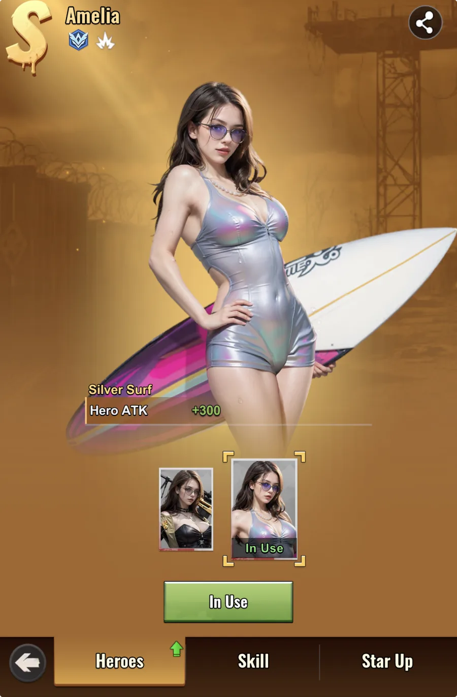 Silver Surf — Hero ATK +300