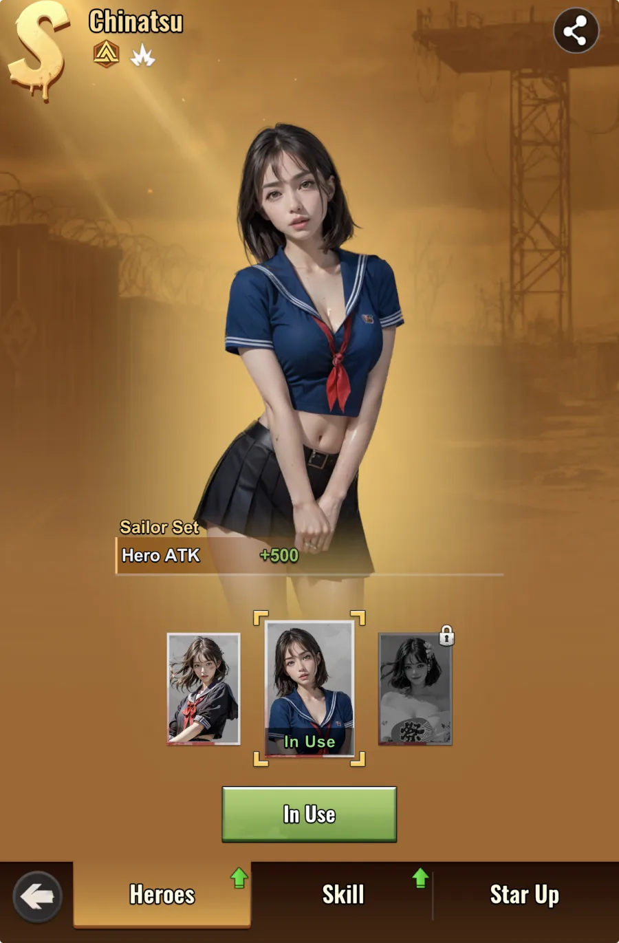 Sailor Set — Hero ATK +500