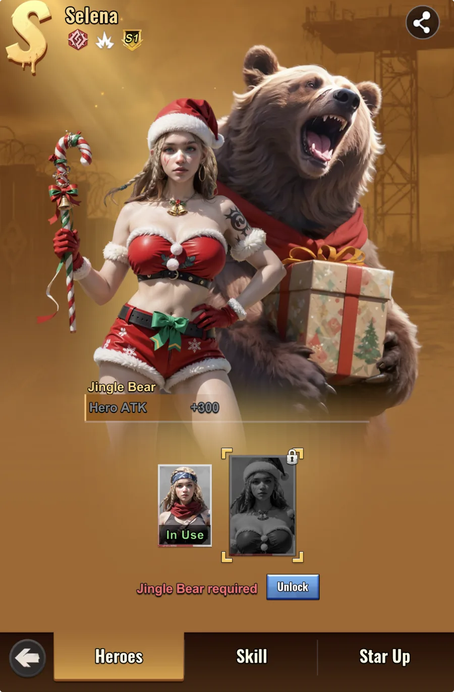 Jingle Bear — Hero ATK +300